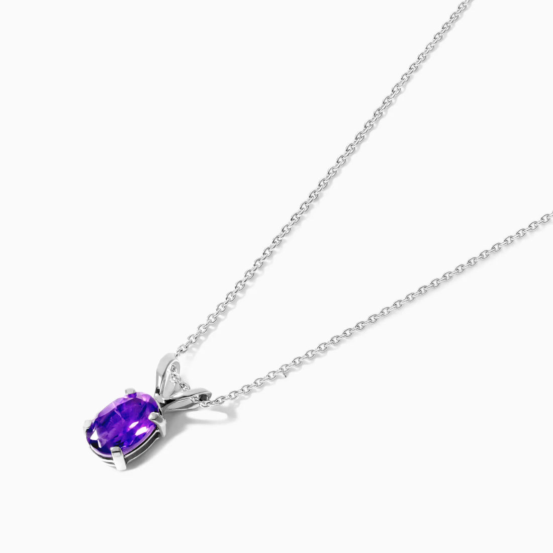 Corrente feminina em Ouro 18k ponto de luz ametista Luxo