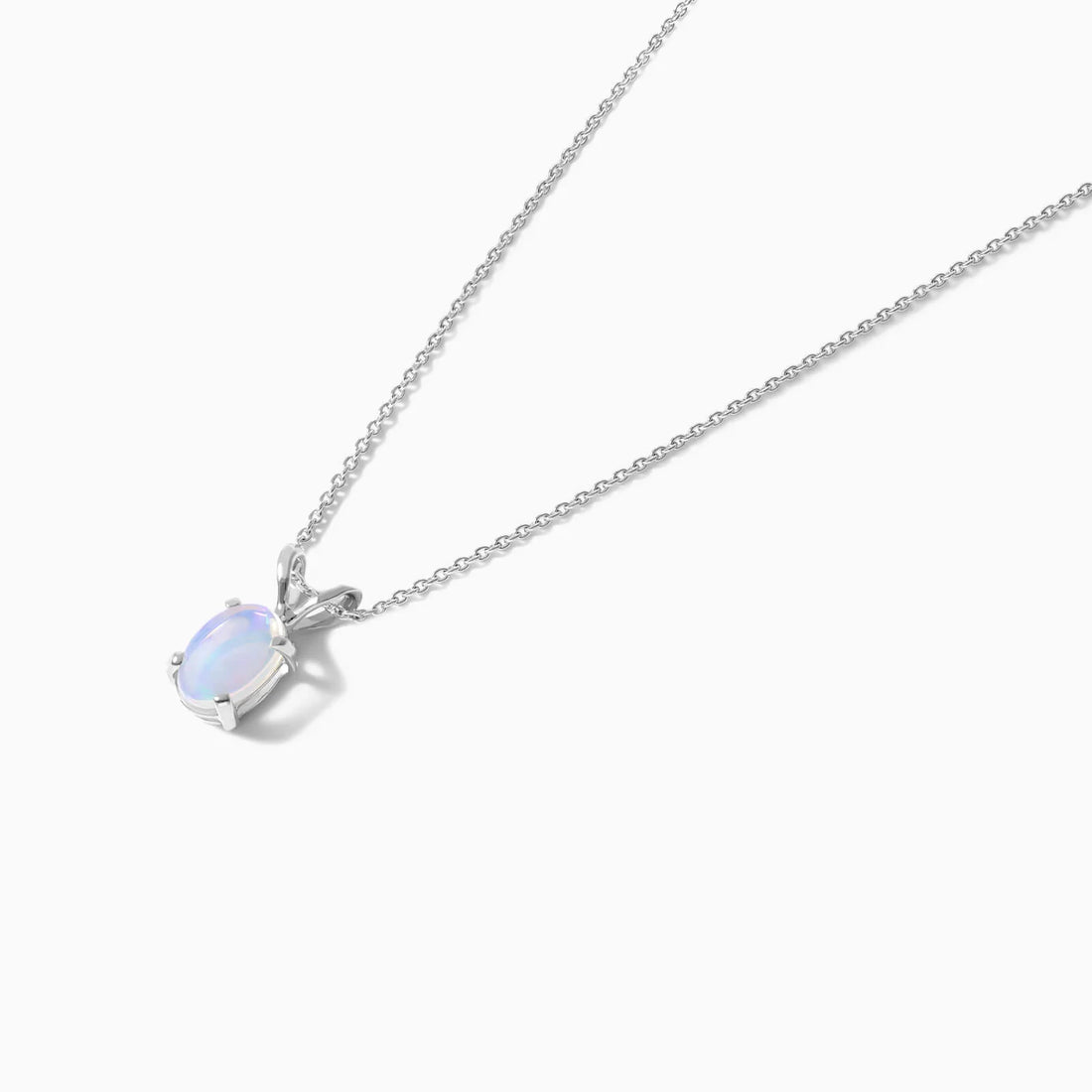 Corrente feminina em Ouro 18k ponto de luz Opala Luxo