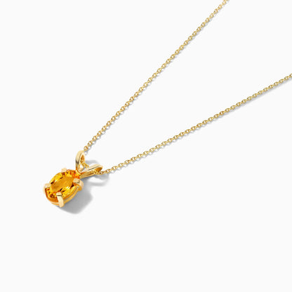 Corrente feminina em Ouro 18k ponto de luz água citrino Luxo