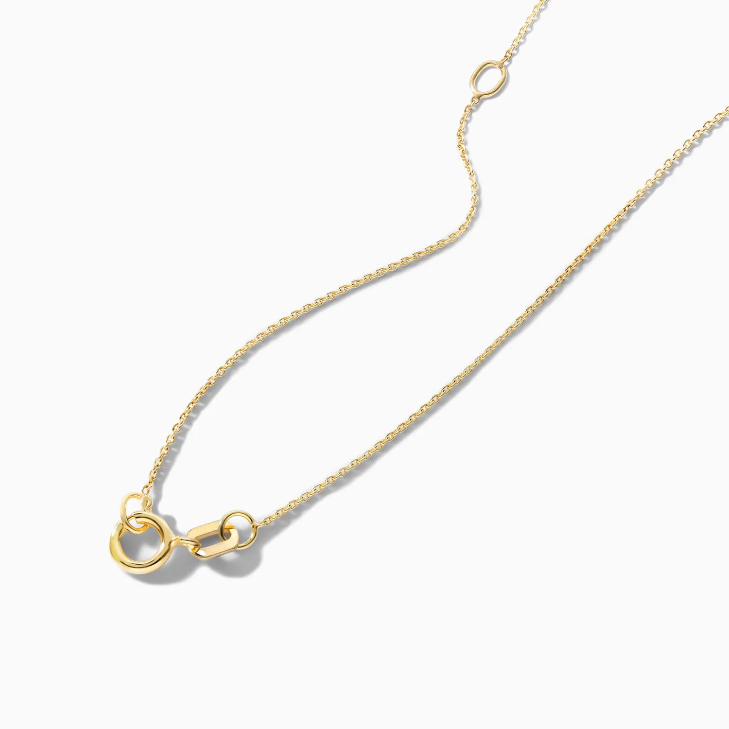 Corrente feminina em Ouro 18k ponto de luz água citrino Luxo