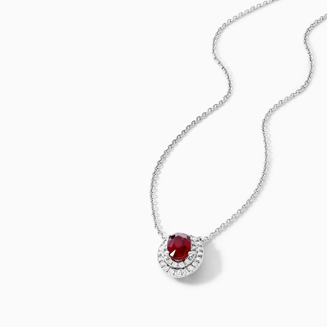 Corrente feminina em Ouro 18k diamantes e Rubi Luxo