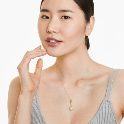 Corrente feminina em Ouro 18k perola luxo