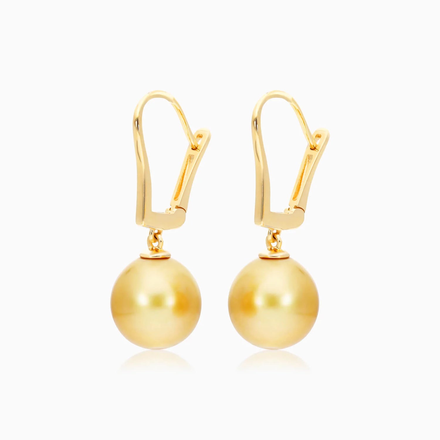Brinco De Ouro 18k Feminino Perolas Cultivadas Dourada Luxo