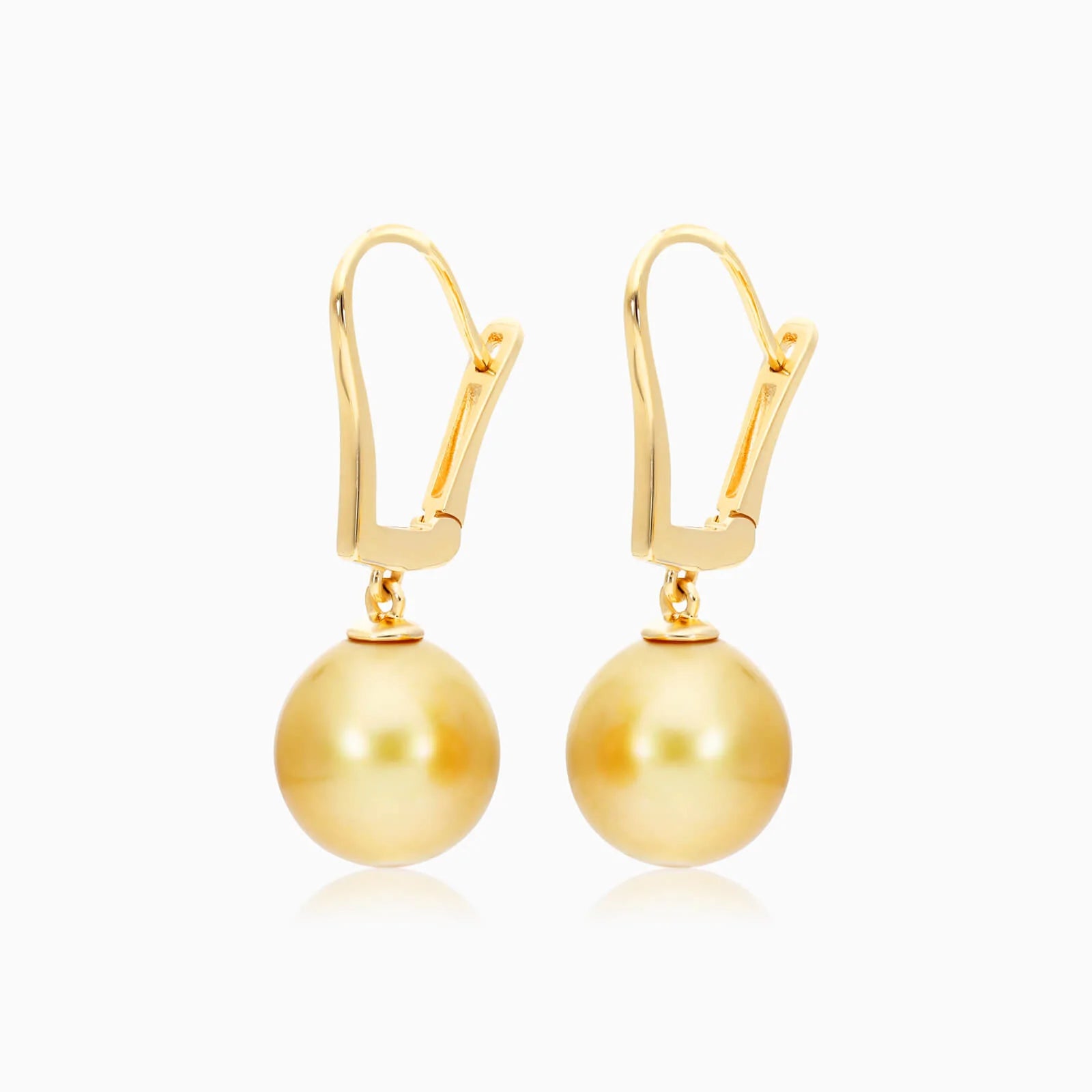 Brinco De Ouro 18k Feminino Perolas Cultivadas Dourada Luxo