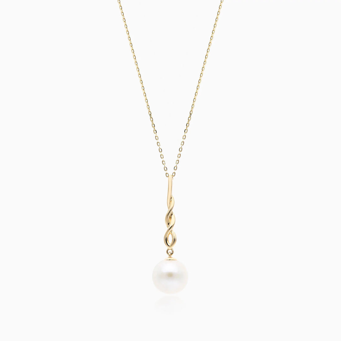 Corrente de Ouro Feminina 18k C/ Pingente Perola Luxo