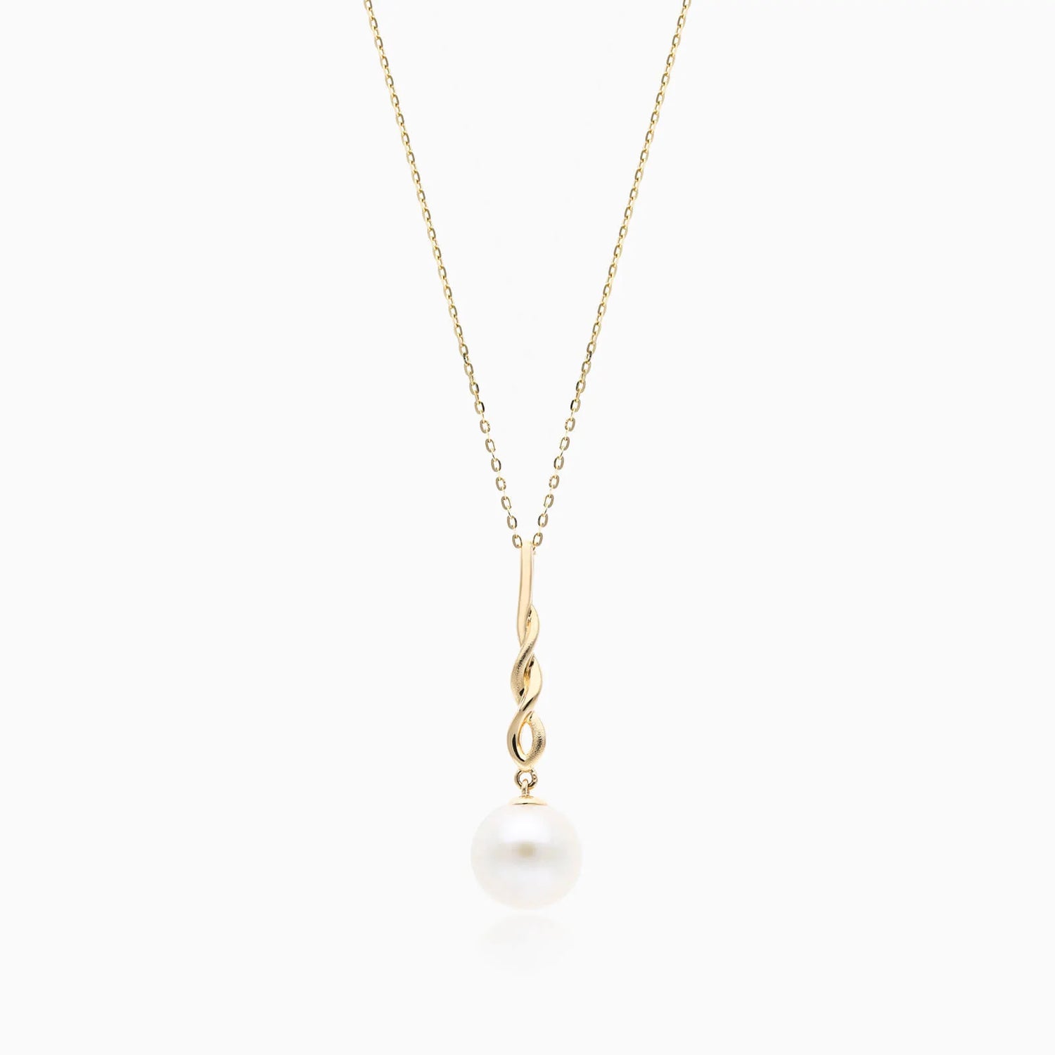 Corrente de Ouro Feminina 18k C/ Pingente Perola Luxo