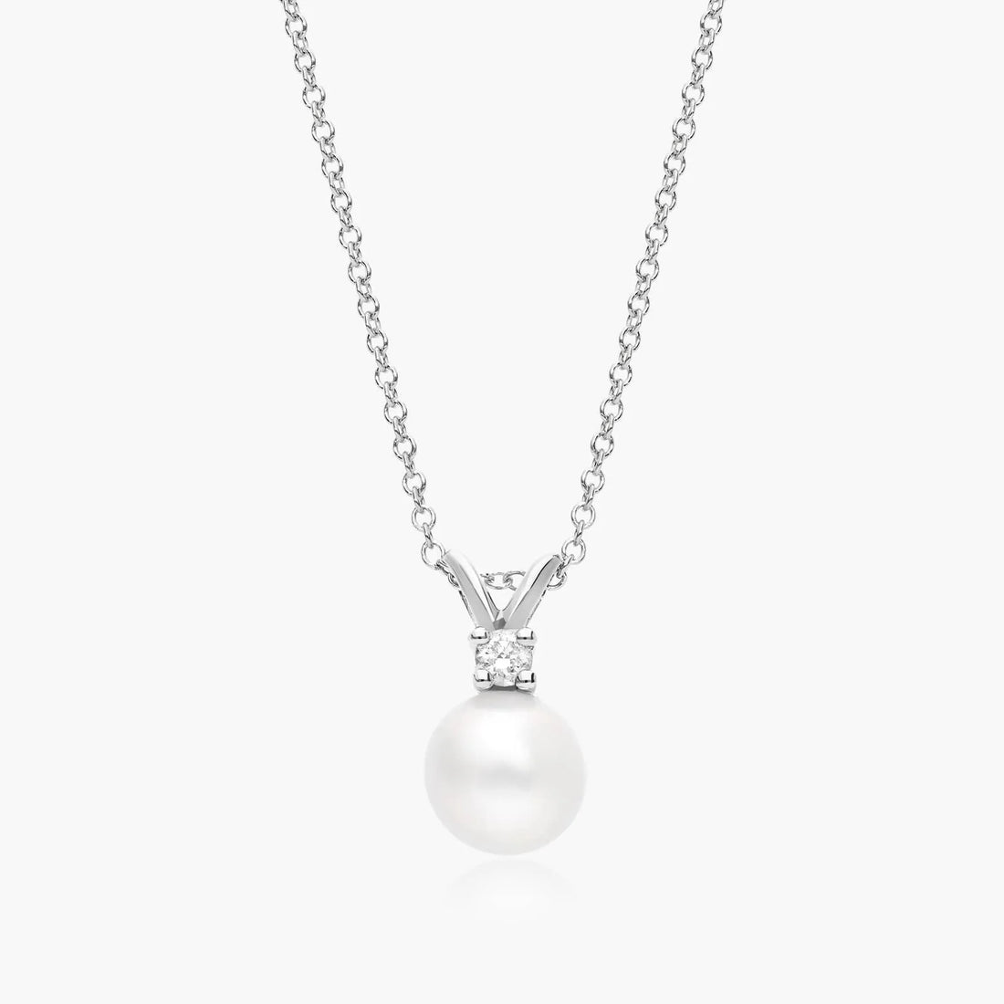 Corrente feminina em Ouro 18k perola luxo
