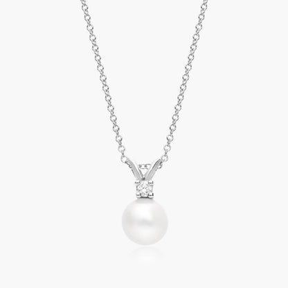 Corrente feminina em Ouro 18k perola luxo