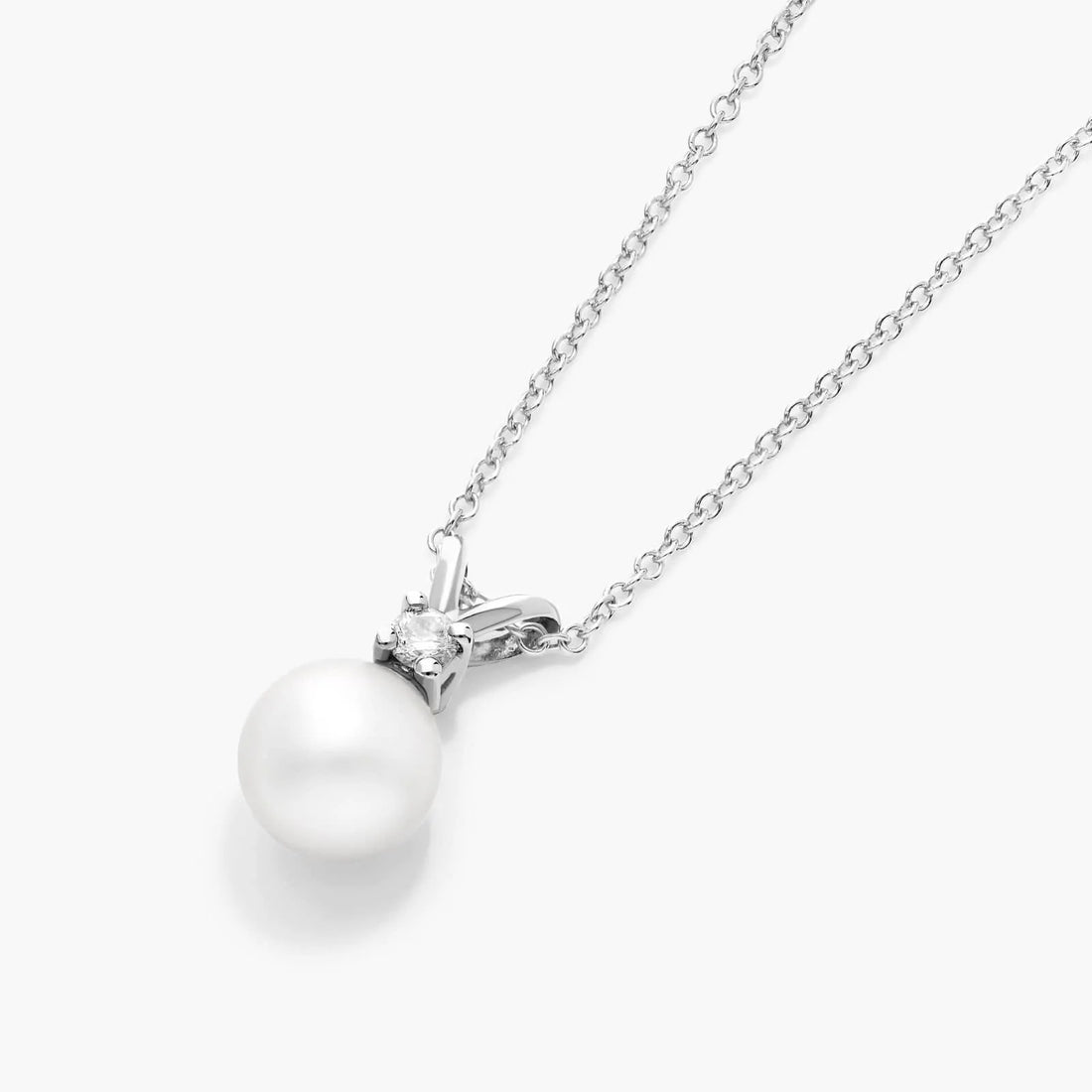 Corrente feminina em Ouro 18k perola luxo
