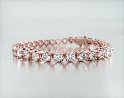 Pulseira Riviera de ouro diamantes legítimos 10 quilates