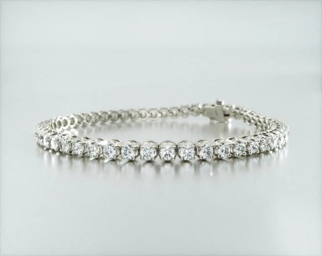 Pulseira Riviera de ouro diamantes legítimos 4 quilates
