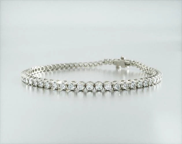 Pulseira Riviera de ouro diamantes legítimos 2 quilates