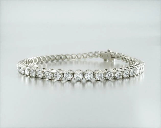 Pulseira Riviera de ouro diamantes legítimos 5 quilates