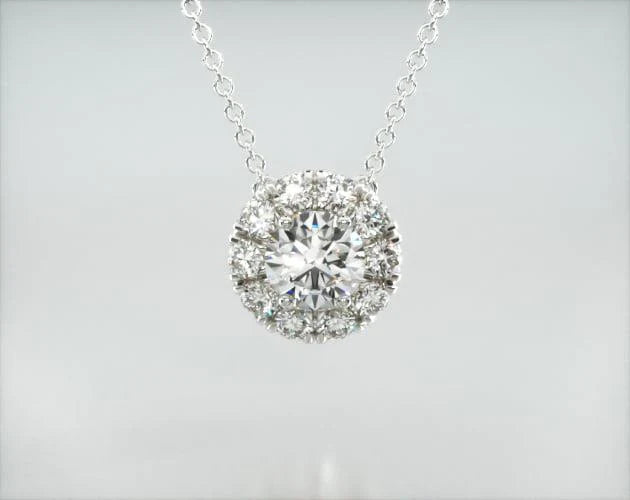 Colar Corrente Feminina Ouro18k Solitario Diamante Luxo 50pontos