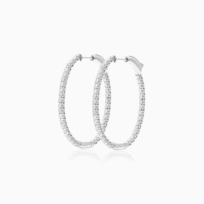 Brinco De Ouro Feminino Brilhante Diamante Argola 200 pts