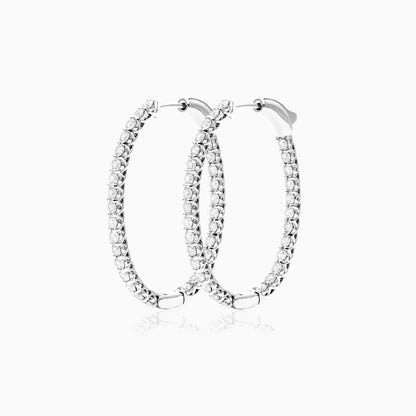 Brinco De Ouro Feminino Brilhante Diamante Argola 300 pts