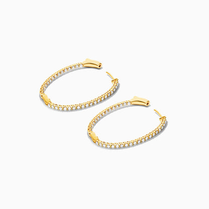 Brinco De Ouro Feminino Brilhante Diamante Argola 200 pts