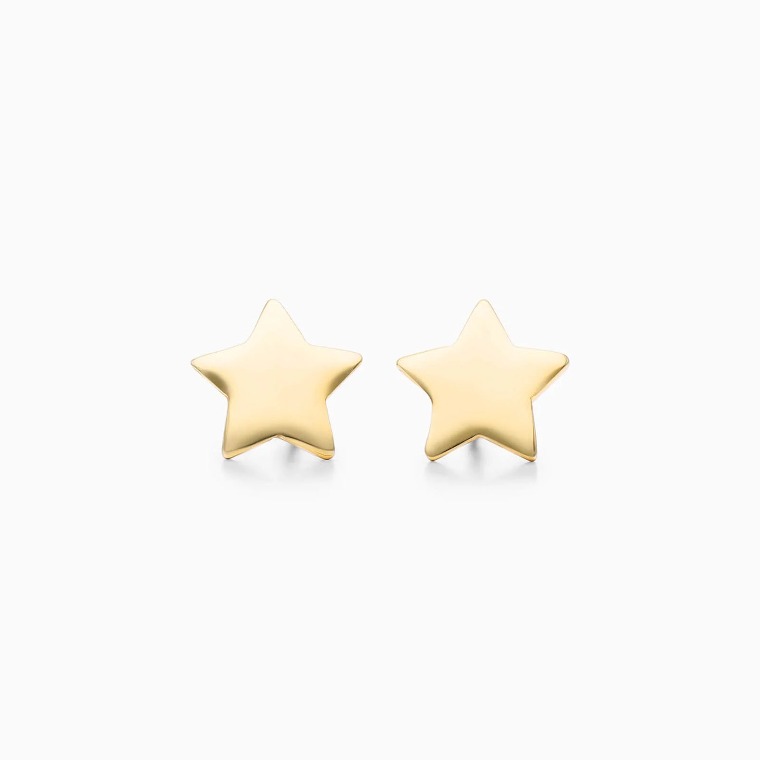 Brinco de Ouro 18k Feminino De Estrela