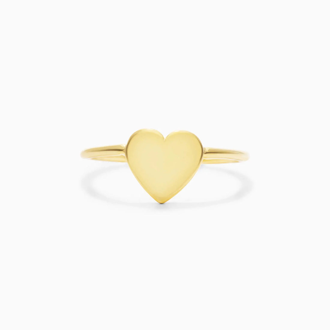 Anel De Ouro 18k c/ Coraçao Luxo Delicado