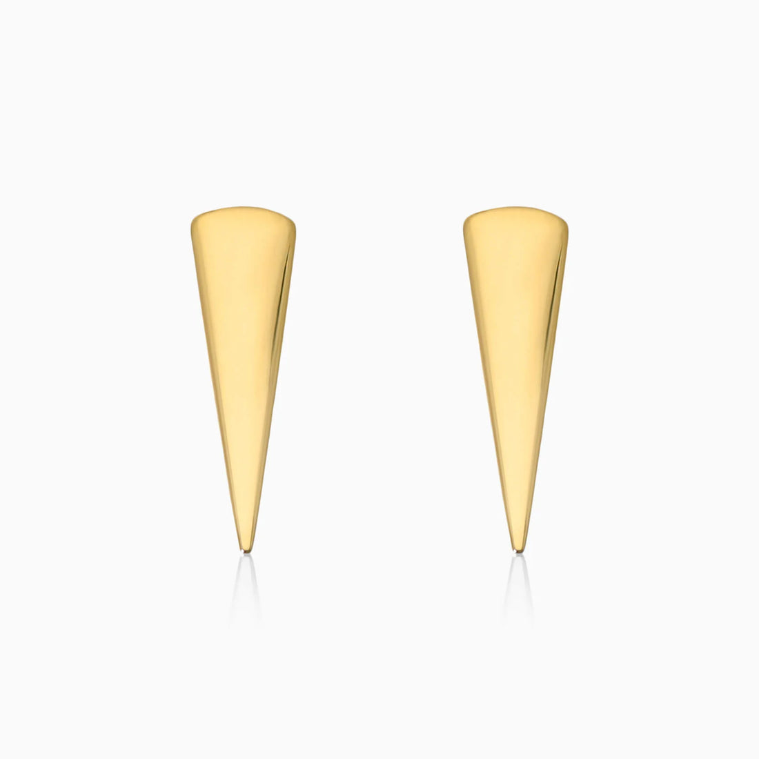 Brinco Triangulo de Ouro 18k de Luxo
