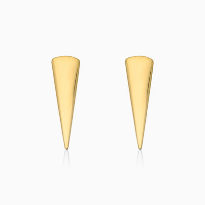 Brinco Triangulo de Ouro 18k de Luxo