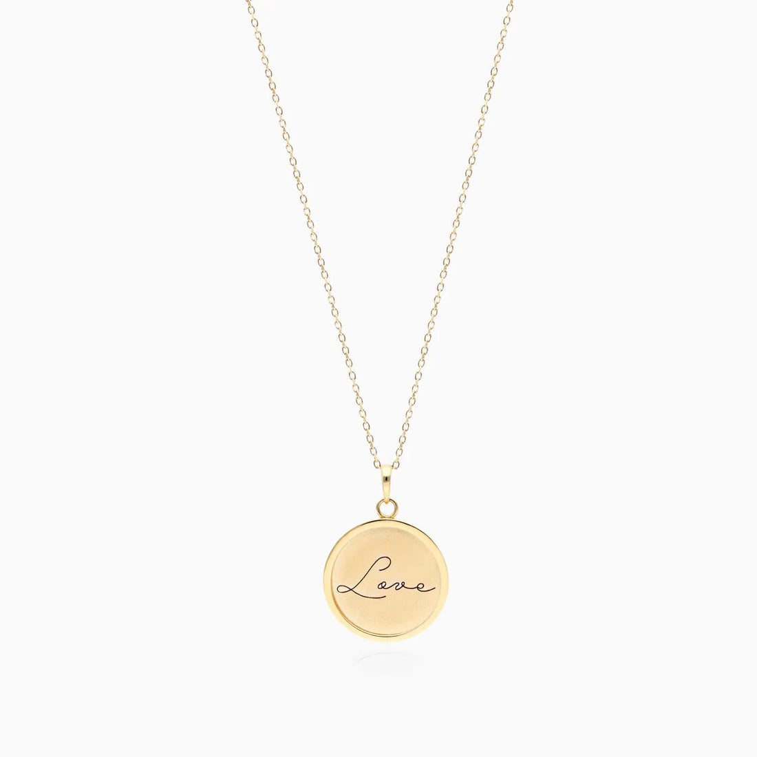 Corrente de Ouro Feminina 18k C/ Pingente Love de Circle