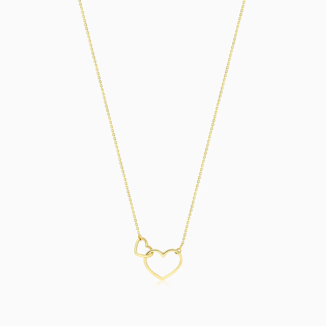 Corrente de Ouro Feminina 18k C/ Pingente Love Fios de Coraçao