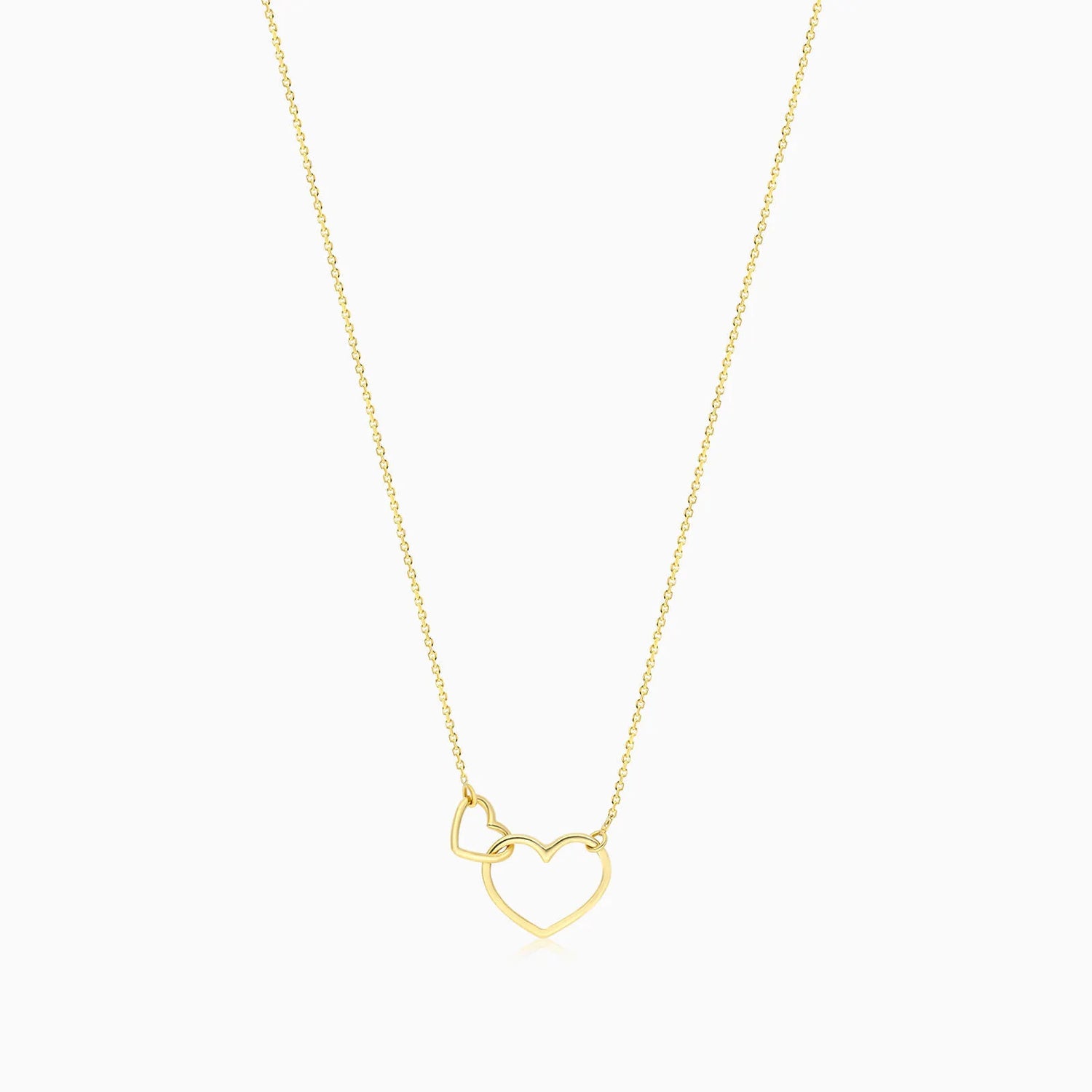 Corrente de Ouro Feminina 18k C/ Pingente Love Fios de Coraçao