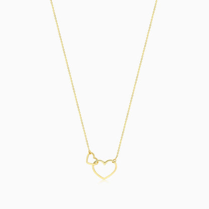 Corrente de Ouro Feminina 18k C/ Pingente Love Fios de Coraçao