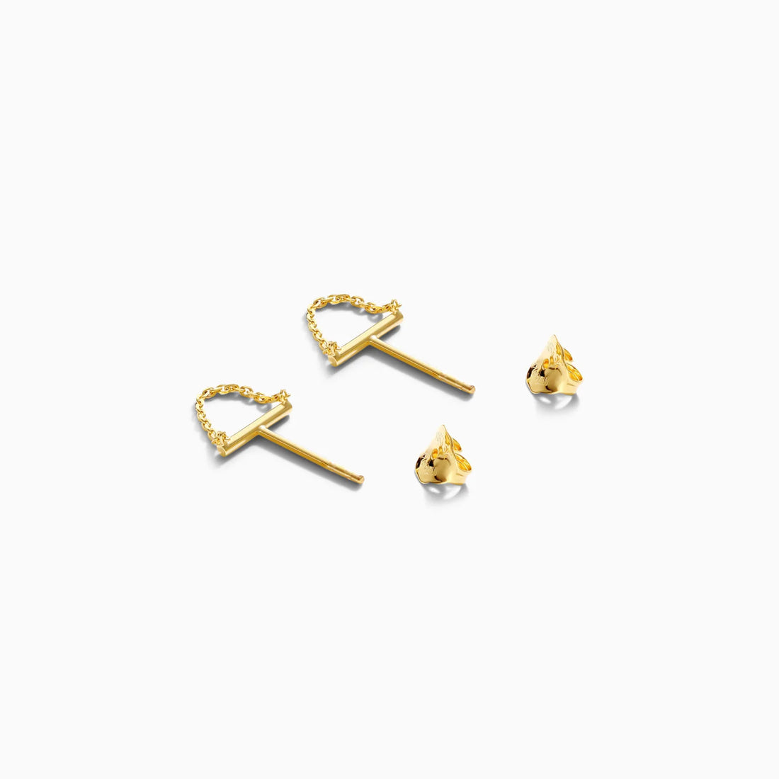 Brinco Barra Feminino em Ouro Amarelo 18k de Luxo