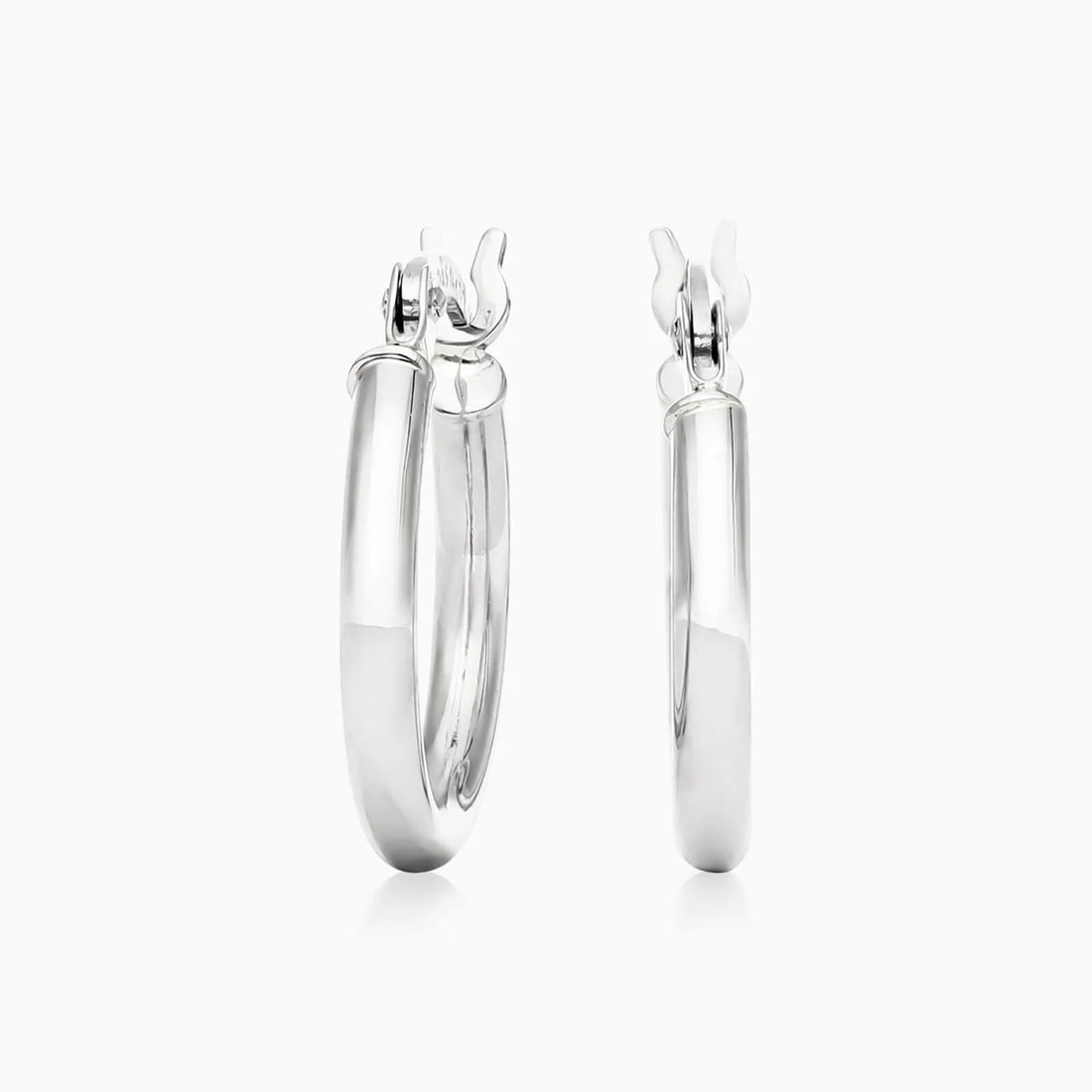 Brinco De Ouro 18k Argola De Luxo Padrao 1,5cm