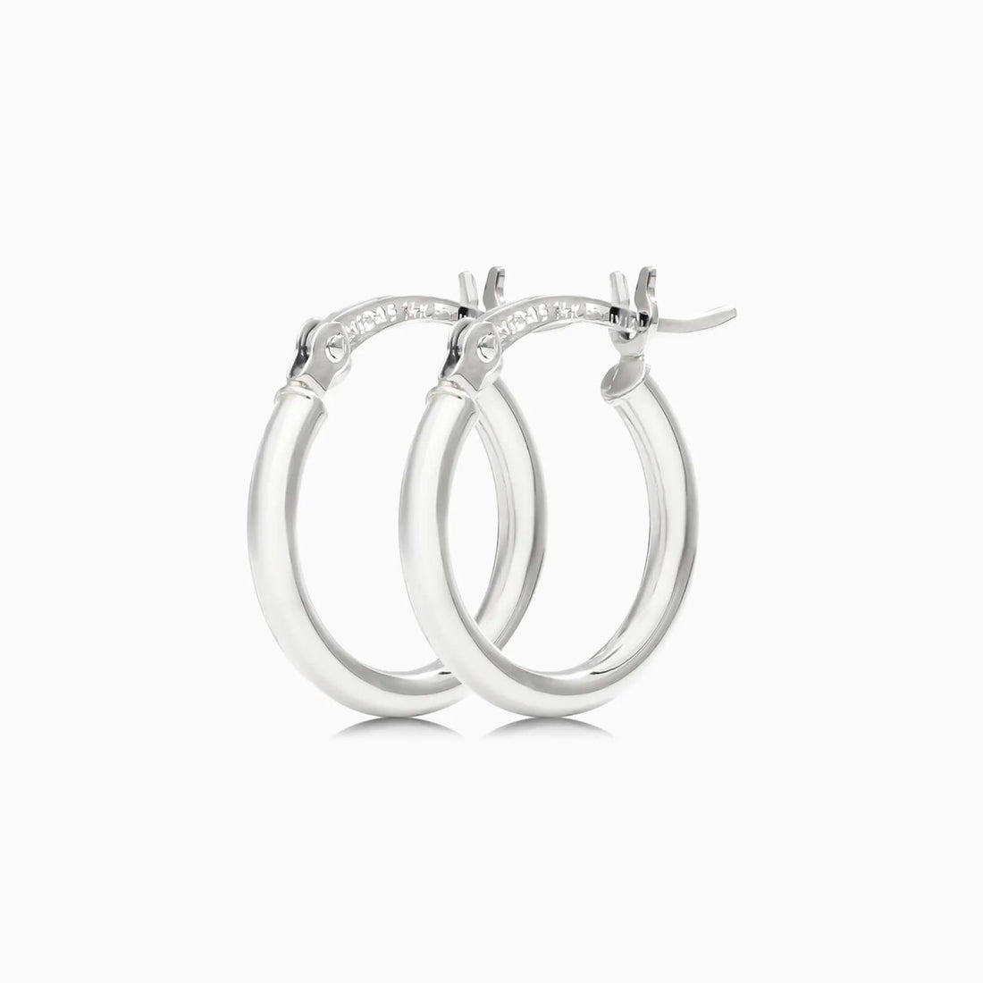 Brinco De Ouro 18k Argola De Luxo Padrao 1,5cm