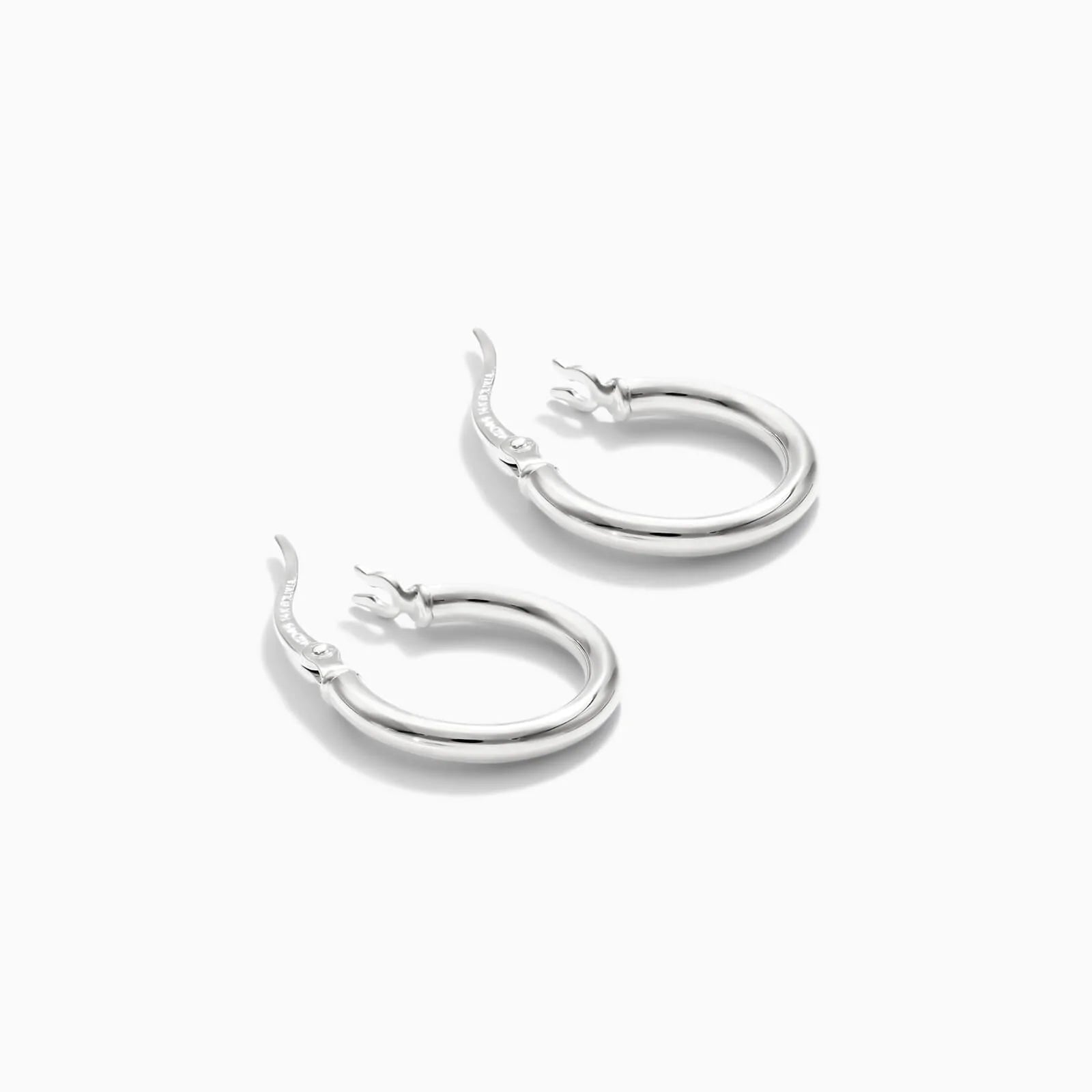 Brinco De Ouro 18k Argola De Luxo Padrao 1,5cm