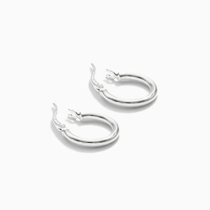 Brinco De Ouro 18k Argola De Luxo Padrao 1,5cm