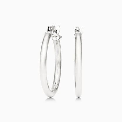 Brinco De Ouro 18k Argola De Luxo Padrao 2cm