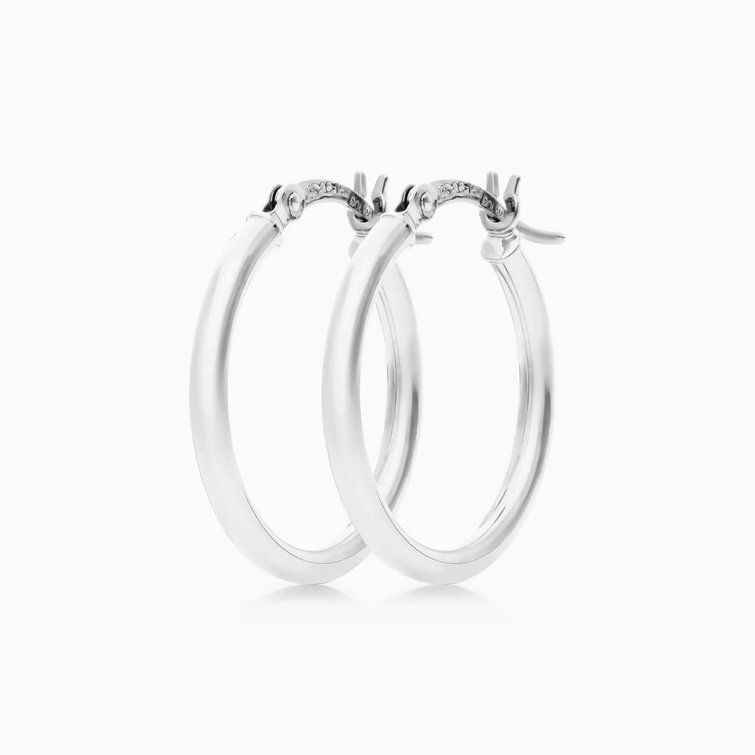 Brinco De Ouro 18k Argola De Luxo Padrao 2cm