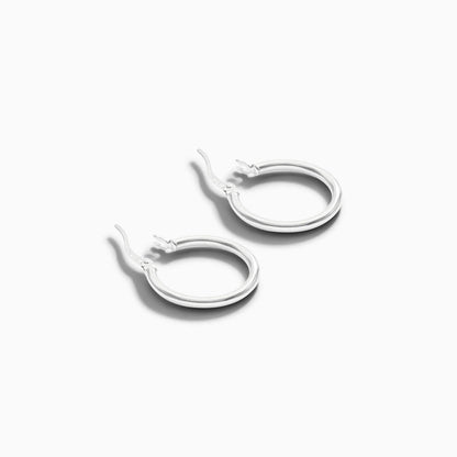 Brinco De Ouro 18k Argola De Luxo Padrao 2cm