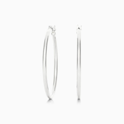 Brinco De Ouro 18k Argola De Luxo Padrao 3,5cm