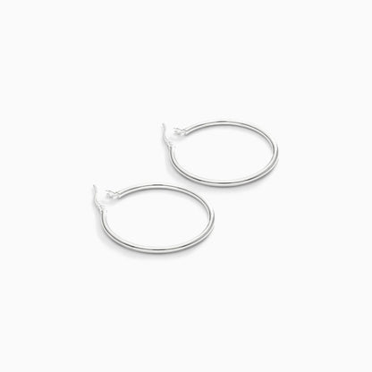 Brinco De Ouro 18k Argola De Luxo Padrao 3,5cm