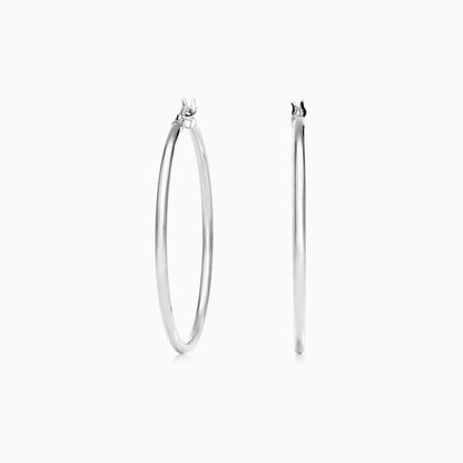 Brinco De Ouro 18k Argola De Luxo Padrao 4cm