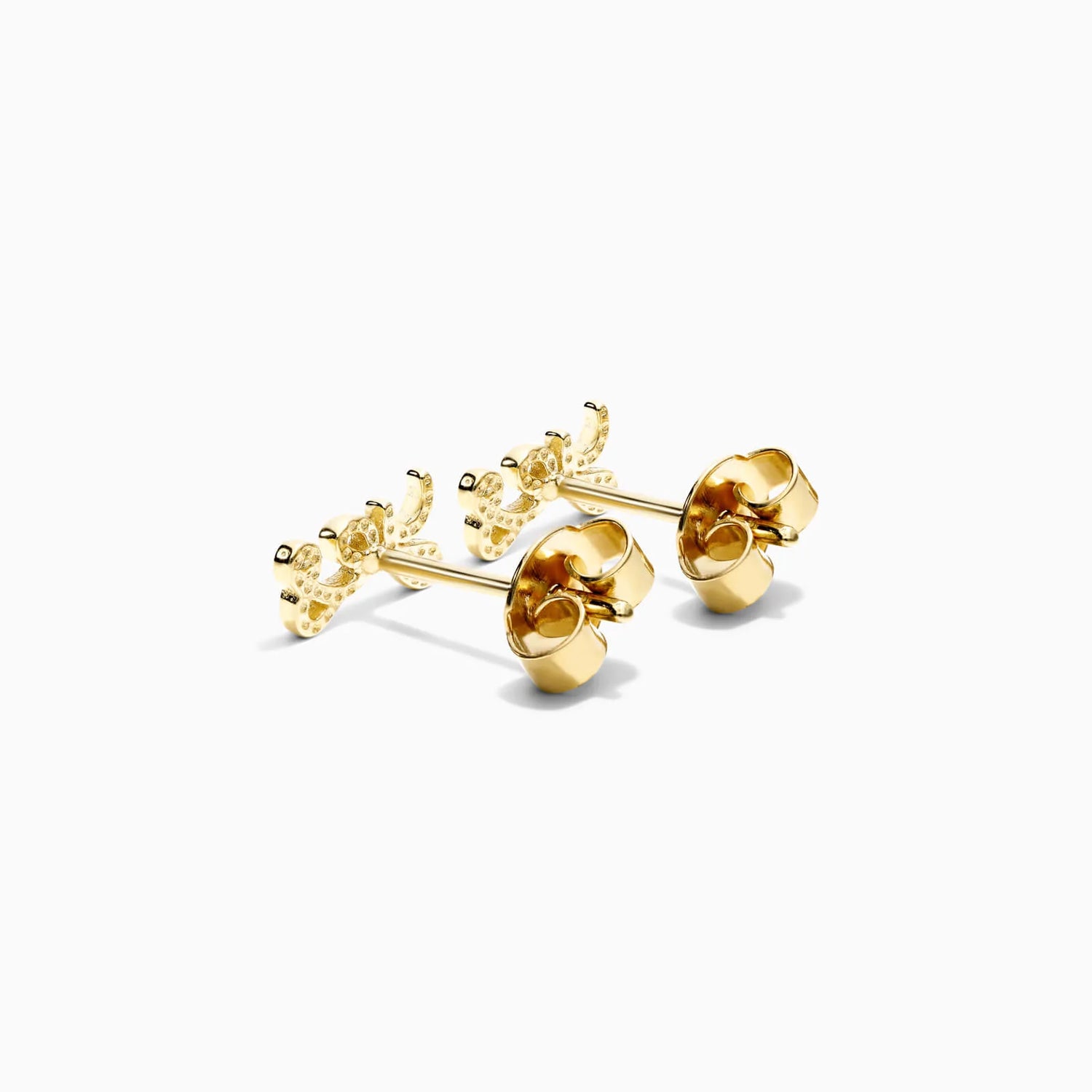 Brinco De Ouro 18k Letras Yes Delicado