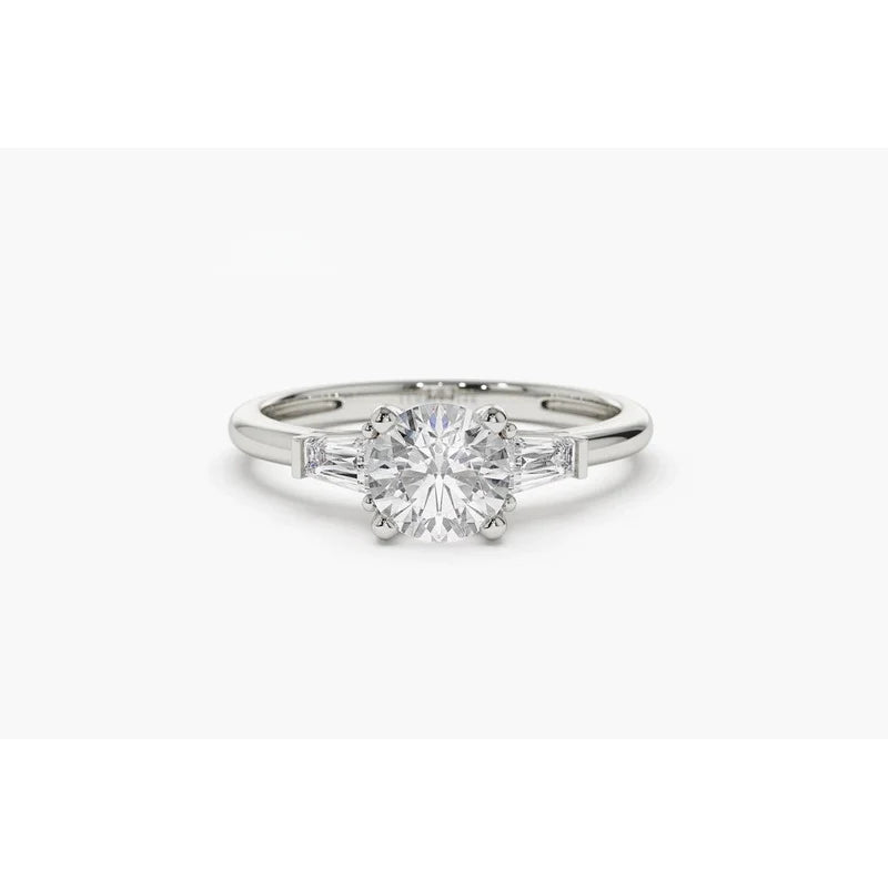 Anel Solitário De Ouro 18k Diamante Noivado 30 pts Luxo