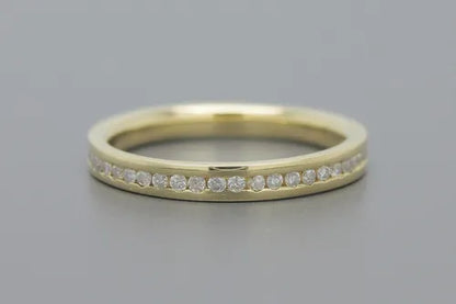Anel de Ouro 18k Aparador   Aliança inteira de Diamantes da Eleonora