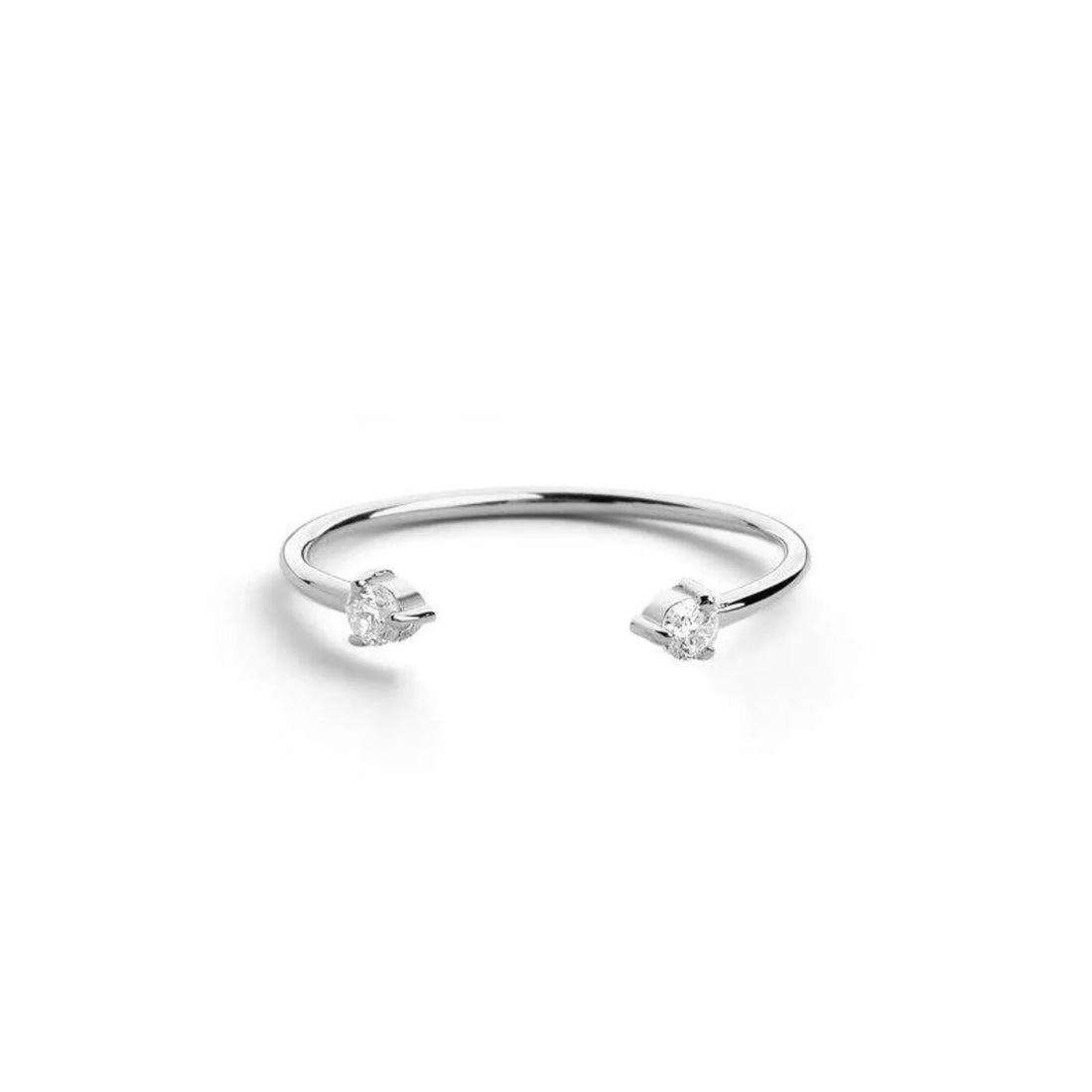 Anel  De Diamante  em Ouro 18k De Luxo