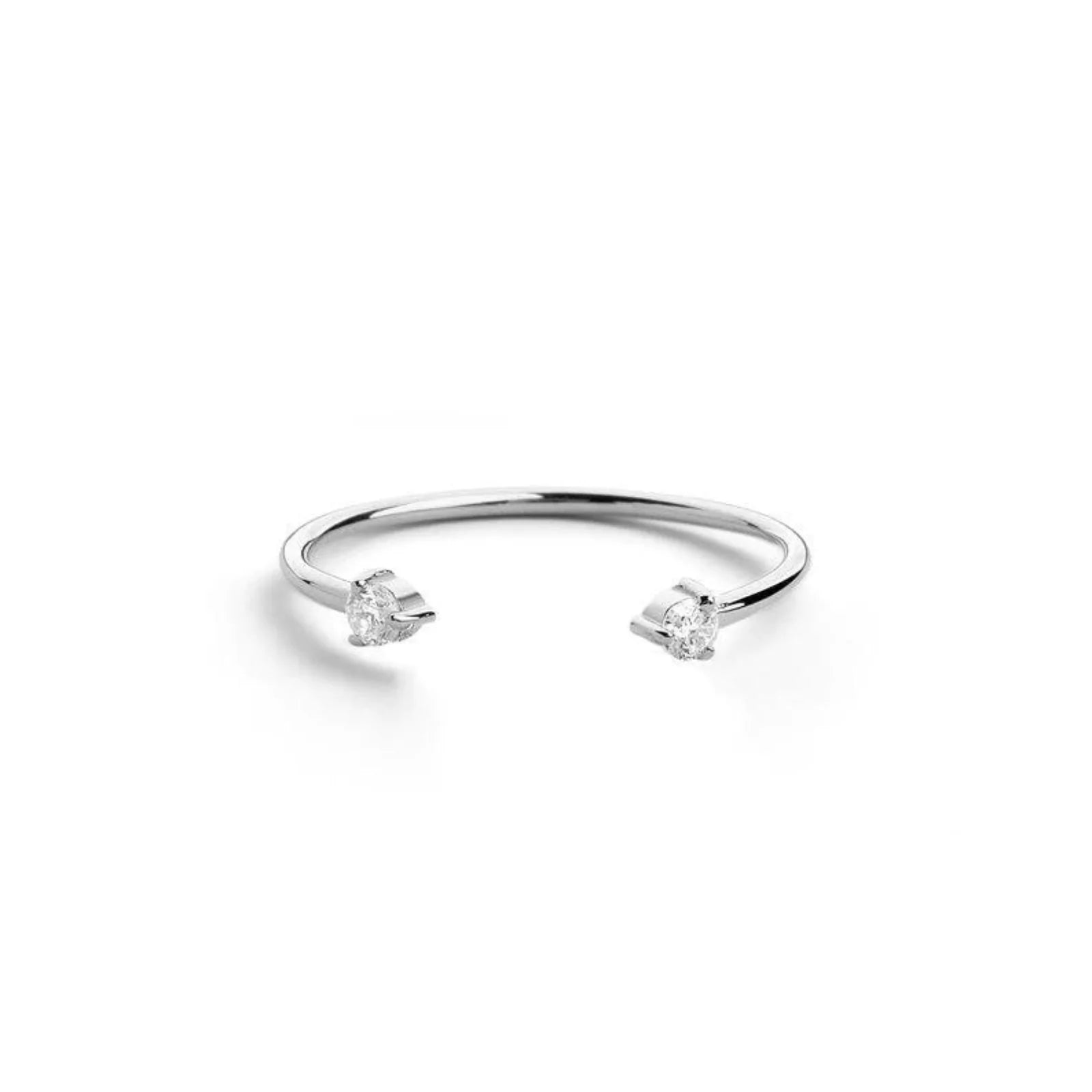 Anel  De Diamante  em Ouro 18k De Luxo