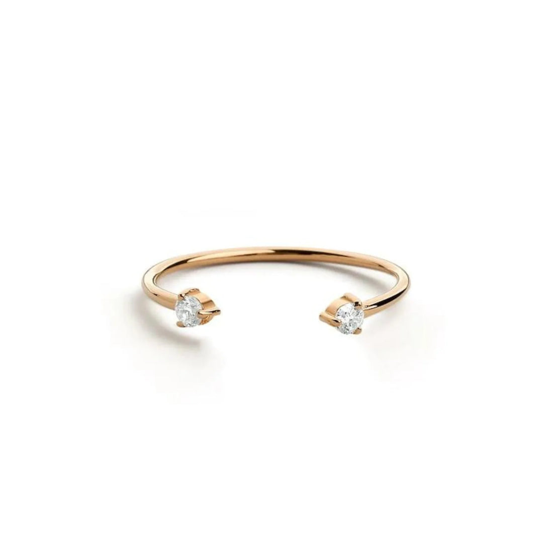 Anel  De Diamante  em Ouro 18k De Luxo