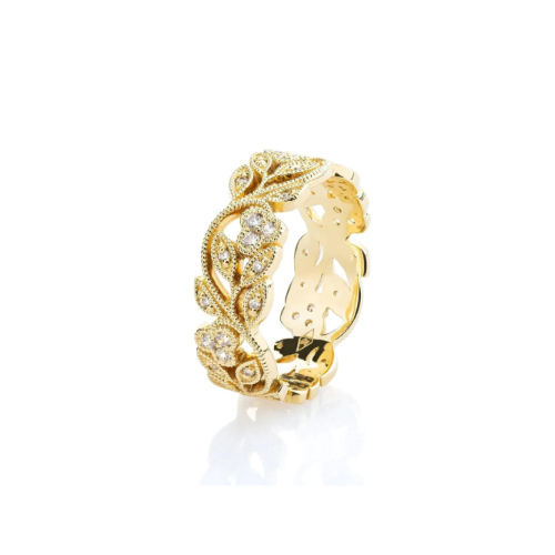 Anel Aliança de noivado  de casamento ouro 18k diamante