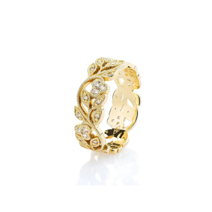 Anel Aliança de noivado  de casamento ouro 18k diamante