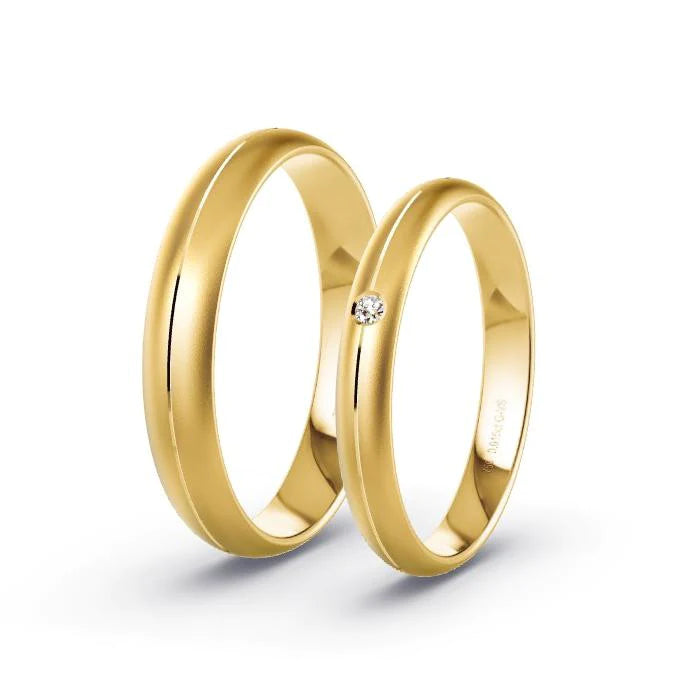 Alianças de casamento noivado  ouro 18k diamantes Lady
