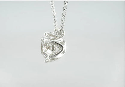 Colar Corrente Feminina   Ouro18k Solitario Diamante Luxo Vieiras 70 pontos